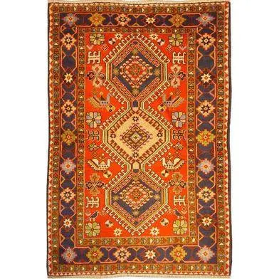 One Of The Kind Persian Yalameh Rug 5'2" x 3'6"
